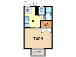 メゾンエスポワールの物件間取画像